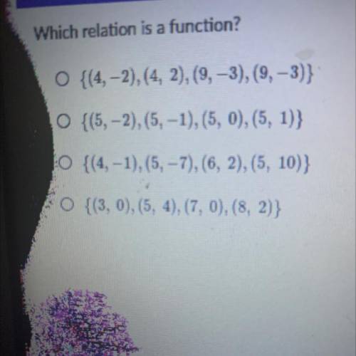 Which relation is a fraction?