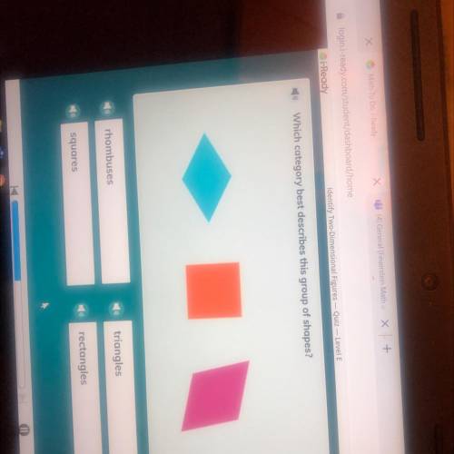 Logini-ready.com student care
Which shapes have parallel sides? Choose ALL the correct answers,