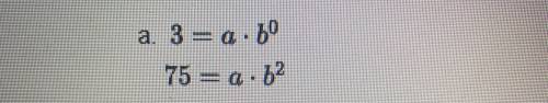 SOMEONE HELP ME TO FIND THE VALUES OF A AND B TO MAKE THE SYSTEM OF EQUATIONS TRUE.