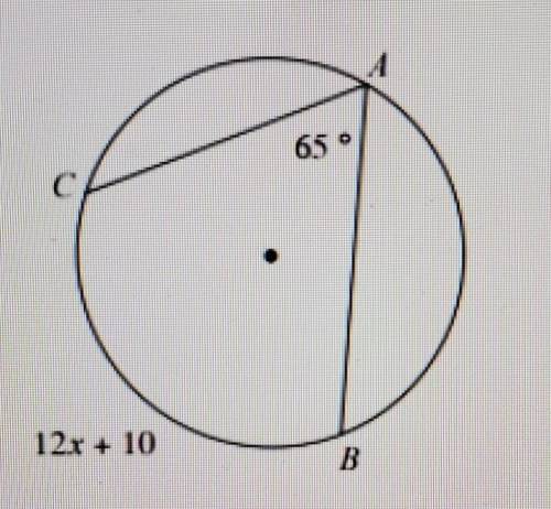 Solve For X(This is arcs)