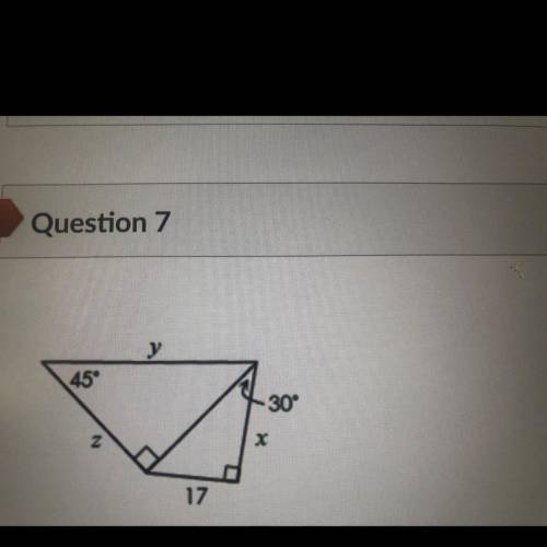 How do you solve this question that proteins to 30-60-90 triangles