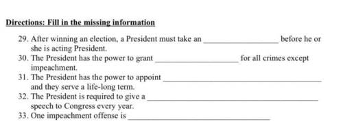 *⚠️HELP PLEASE ⚠️*

This is an 8th grade constitution test, fill in the blank. Please help me!!!