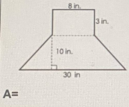 I need help on this problem.Find the area.