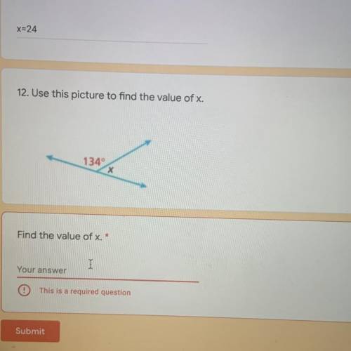 Find the value of x.
**
Please help!!