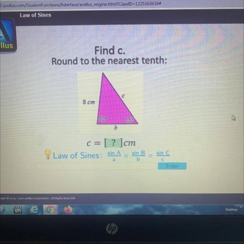 Find c round to the nearest tenth