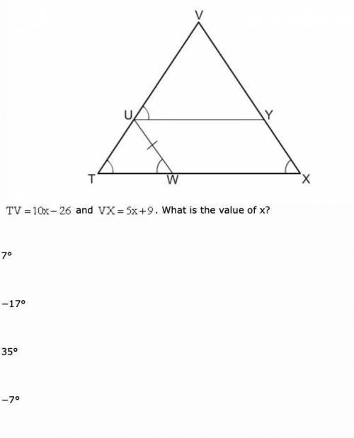 PLEASE HELP!!! What is the value of x?