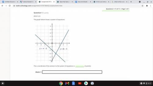 What is the x coordinate