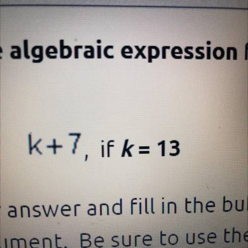 K=13 what is it I need help