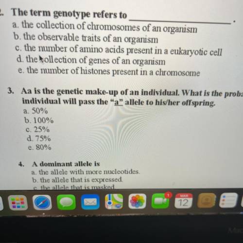 The term genotype refers to