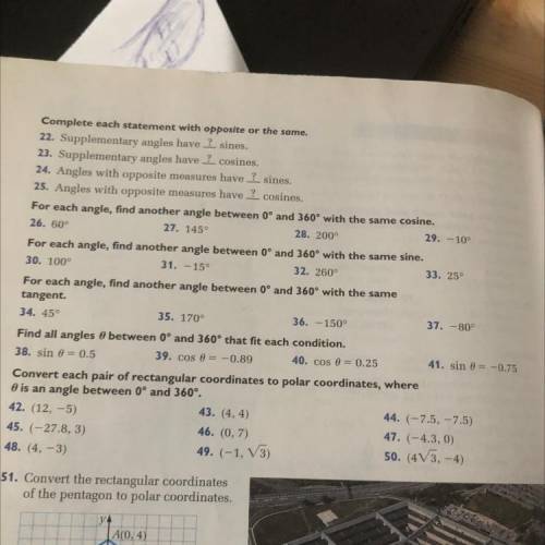 Please help. any questions 38-41, i just need to know how to do one and i will solve the rest