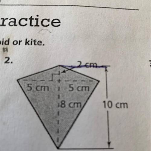 What is the area of this kite?