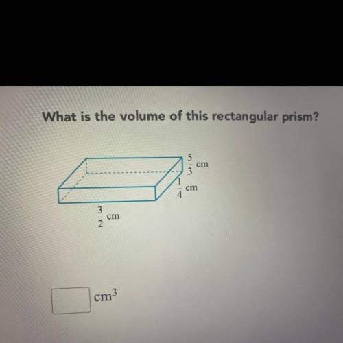 HELP PLEASE!!!
What is the volume of this rectangular prism?