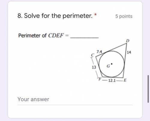 Someone help me find the perimeter please