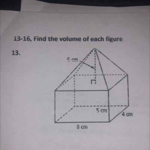 Find the volume of each figure