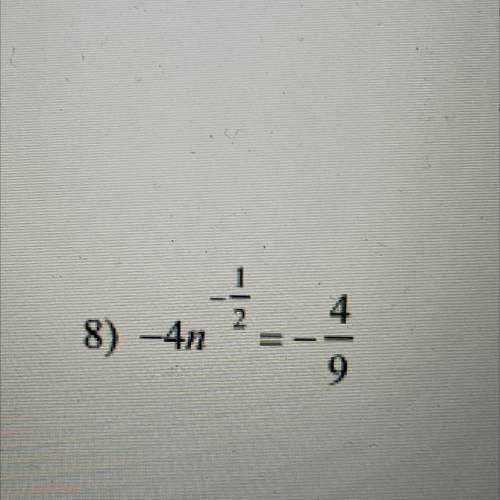 Someone please solve this rational exponent equation plss