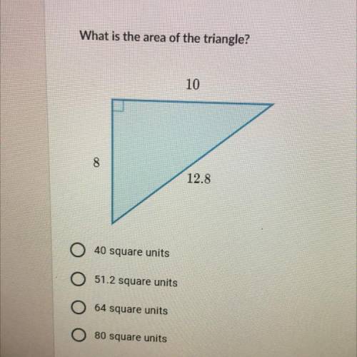 What is the area of the triangle need help!!