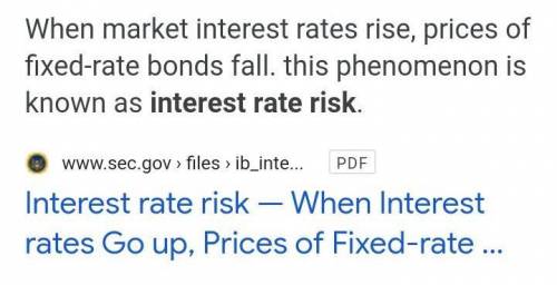 Which type of financial risk happens when the prices of things rise and fall?

A. income risk 
B. i