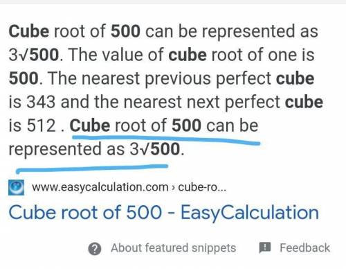 Last three digit of cube of 500 is 0