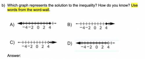 -2x-3> -11

How would you find the solution to the inequality? Please explain the steps you wou