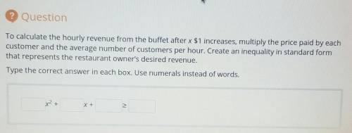 PLEASE HELP ME ASAP 

To calculate the hourly revenue from th