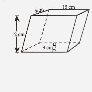 WILL GIVE BRAINLIEST!!! WHAT IS THE VOLUME OF THE PRISM?