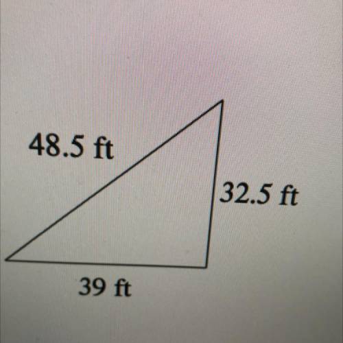 State if each triangle is a right angle. Pls help