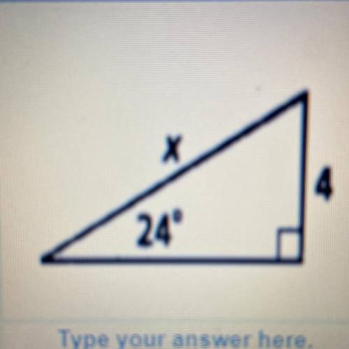 PLEASE HELP solve for x and round to the nearest tenth