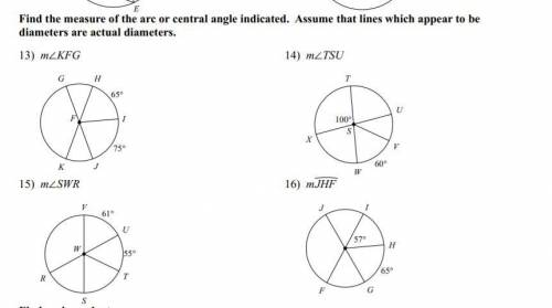 CAN SOMEONE PLEASE HELP ME ITS BASED OFF ARCS AND ANGLES ON A CIRCLE