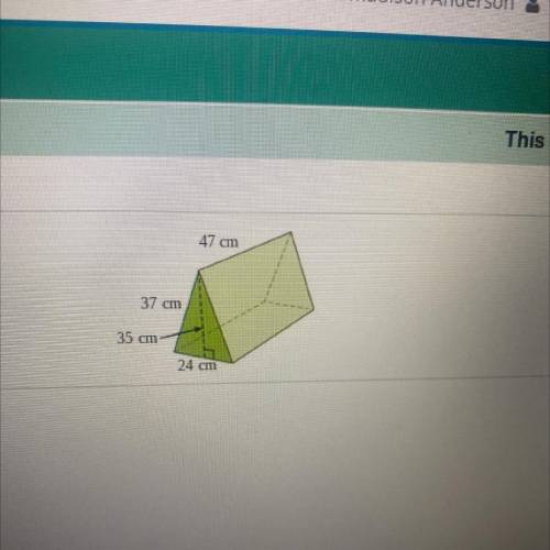 PLEASE HELP ME PLEASEEEEEE Find the surface area of the triangular prism. The base of the prism is