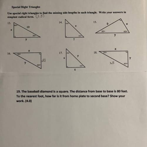 Geometry please answer all thanks