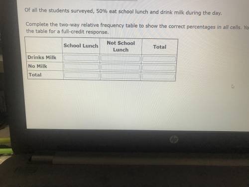All 8th-grade students at a school answered Yes or No to the two survey questions shown.

The same