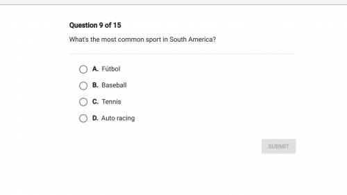 Whats the most common sport in South America