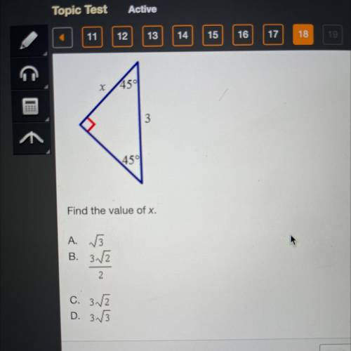 PLEASE HELP
Find the value of x