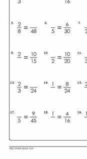 How to find the equivalent fractions​