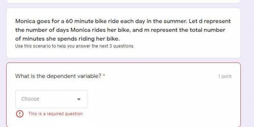 Answer those for me the question for all those are: Monica goes for a 60 minute bike ride each day