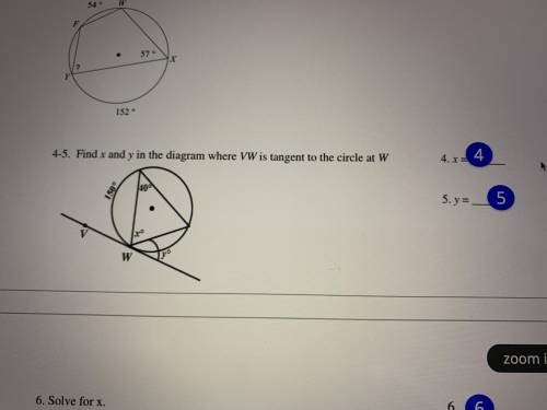 Please help me on 4 and 5