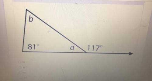 What is the measure of angle B?
A. 75
B. 60
C. 30
D. 38
