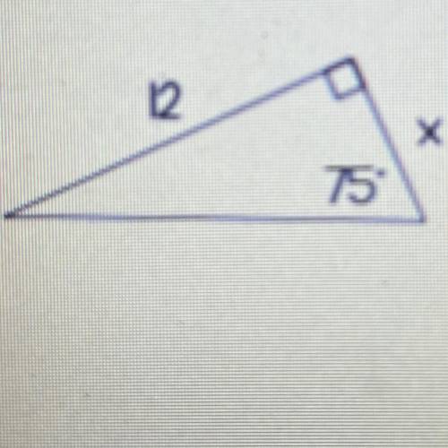 Find X and missing angle