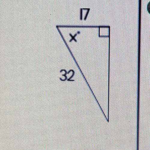 Find the missing angle (x)