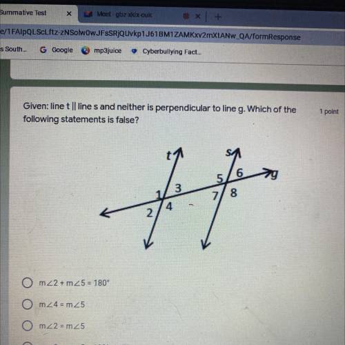 Help pleaseeeee This is geometry test