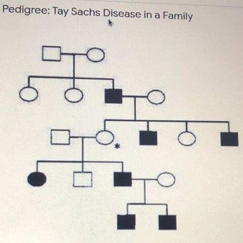 Use the image of the pedigree to answer the following question: The parents in generation 1 must ha
