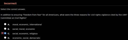 In addition to ensuring freedom from fear for all Americans, what were the three reasons for civi