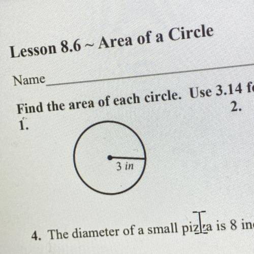 What is the answer for number 1?
