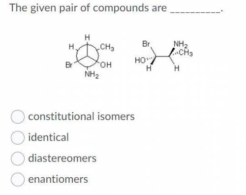 The given pair of compound are_____.