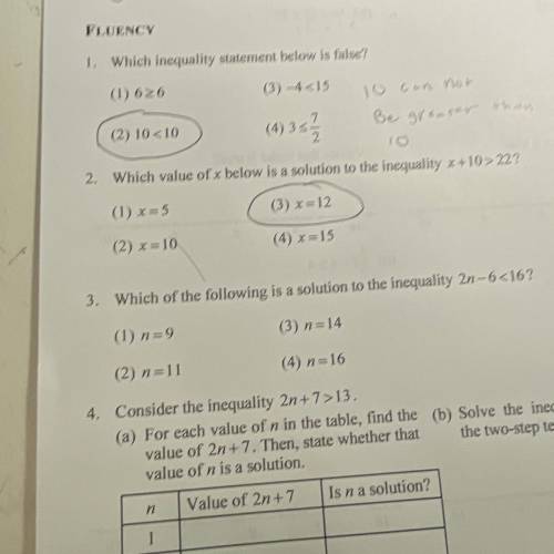 I need help seventh please question 3