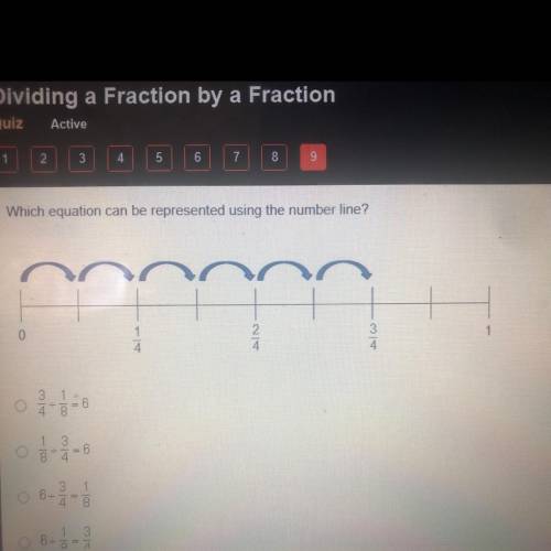 Which equation can be represented using the number line? , help please !!!