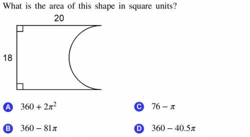 What is the area of this shape in square units.
