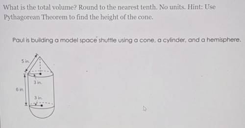 What is the total volume? Help pls.​