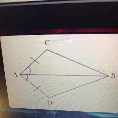 Name the postulate that makes the triangles congruent