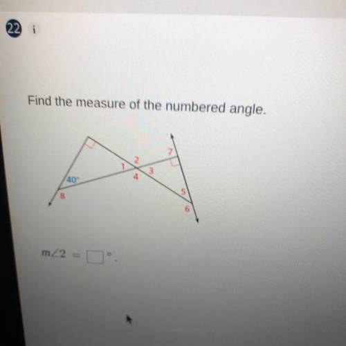 How do you find the angle for 2?